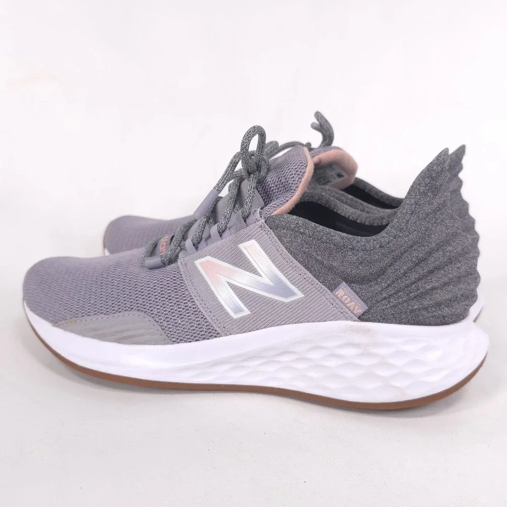 NEW BALANCE Women's New Sneakers 10 ROAV Gray Pink Running Fresh Foam WROAVTP